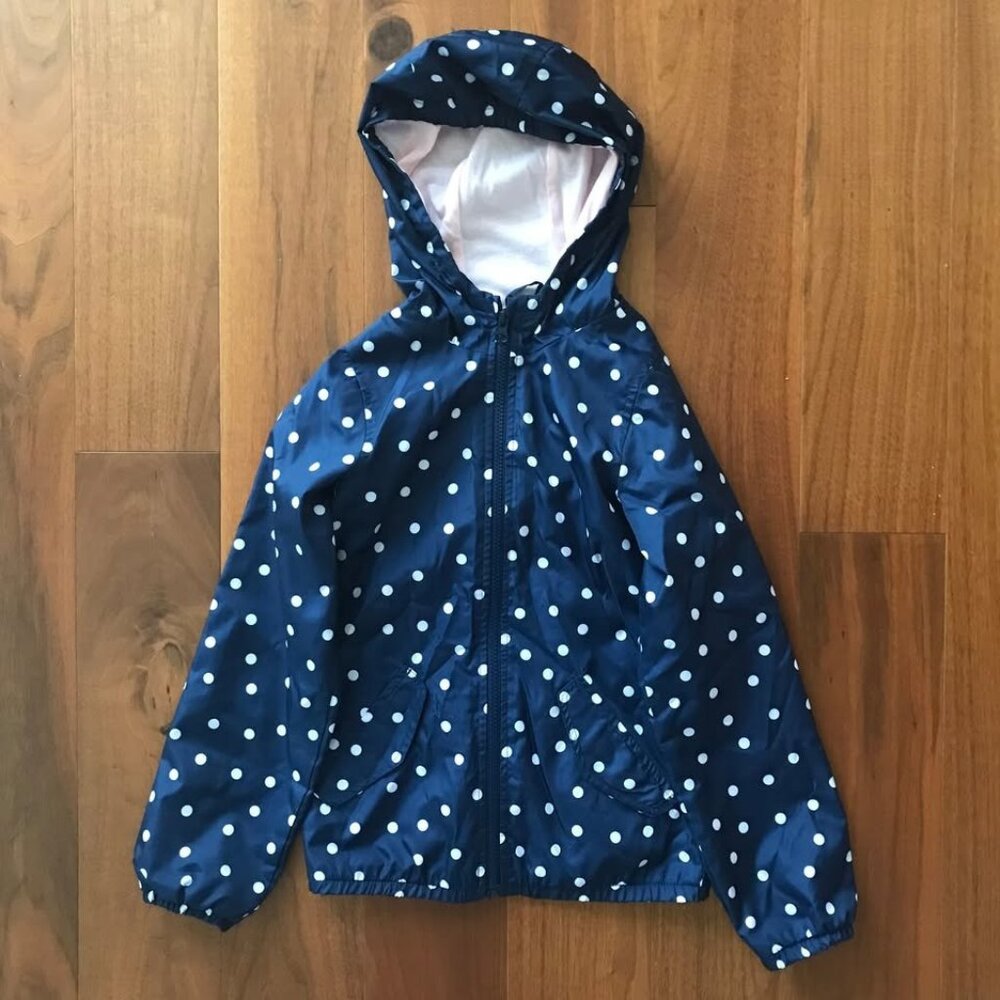Carter's Polka Dot Windbreaker Size 8